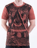 Sure Design Men's Eye Universe T-Shirt Brick