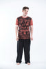Sure Design Men's Eye Universe T-Shirt Brick