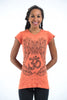 Sure Design Women's Ohm hands T-Shirt Orange