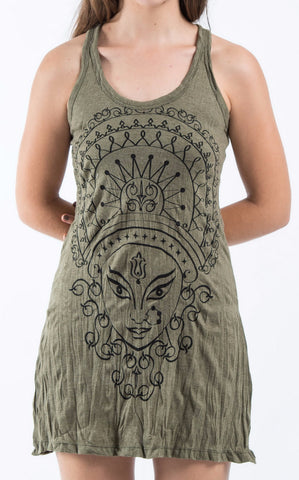 Sure Design Women's Durga Tank Dress Green