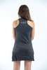 Sure Design Women's Ohm and Koi fish Tank Dress Silver on Black