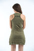 Sure Design Women's Ohm and Koi fish Tank Dress Green