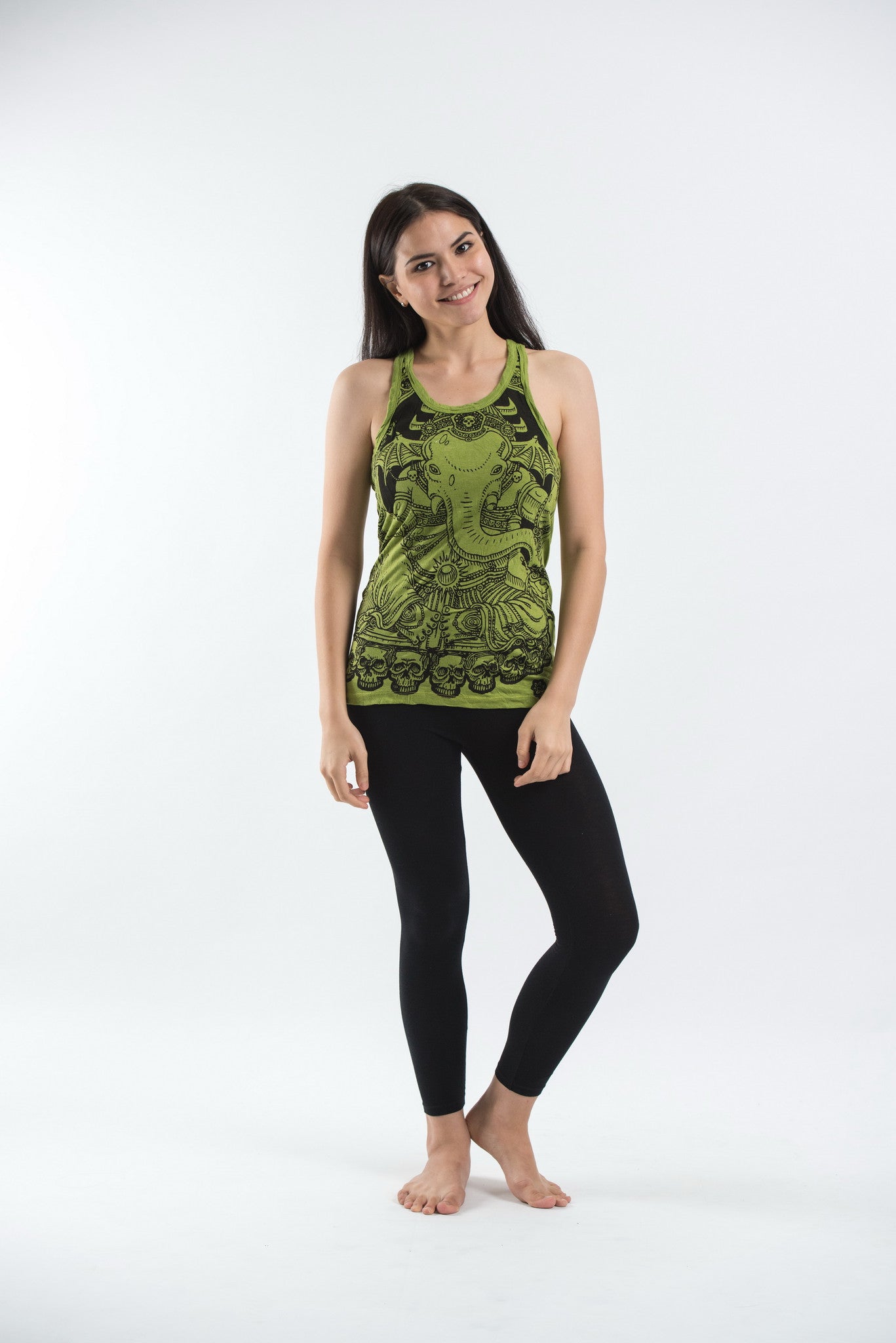Sure Design Women's Batman Ganesh Tank Top Lime