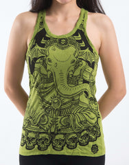 Sure Design Women's Batman Ganesh Tank Top Lime