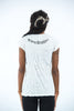 Sure Design Women's Ohm and Koi fish T-Shirt White