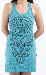 Sure Design Women's Durga Tank Dress Turquoise