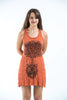 Sure Design Women's Celtic Tree Tank Dress Orange
