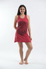Sure Design Women's Lotus Mandala Tank Dress Red