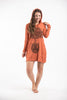 Sure Design Women's Celtic Tree Hoodie Dress Orange