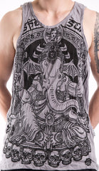 Sure Design Men's Batman Ganesh Tank Top Gray