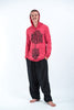 Sure Design Unisex Celtic Tree Hoodie Red