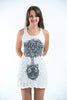 Sure Design Women's Celtic Tree Tank Dress White
