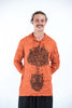 Sure Design Unisex Celtic Tree Hoodie Orange