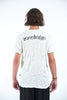 Sure Design Mens Ohm and Koi fish T-Shirt White