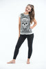 Sure Design Women's Trippy Skull T-Shirt White