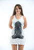 Sure Design Women's Ganesh Mantra Tank Dress White