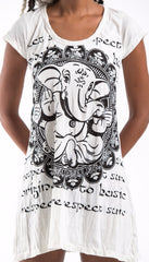 Sure Design Women's Avatar Ganesh Dress White