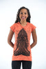 Sure Design Women's Ganesh Mantra T-Shirt Orange