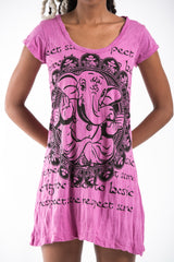 Sure Design Women's Avatar Ganesh Dress Pink