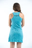 Sure Design Women's Ganesh Mantra Tank Dress Turquoise