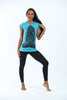 Sure Design Women's Ganesh Mantra T-Shirt Turquoise