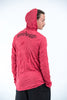 Sure Design Unisex Ohm and Koi fish Hoodie Red