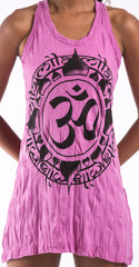 Sure Design Women's Infinitee Ohm Tank Dress Pink