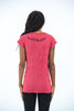 Sure Design Women's Ganesh Mantra T-Shirt Red