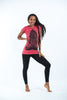 Sure Design Women's Ganesh Mantra T-Shirt Red