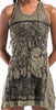 Sure Design Women's Sanskrit Buddha Tank Dress Green