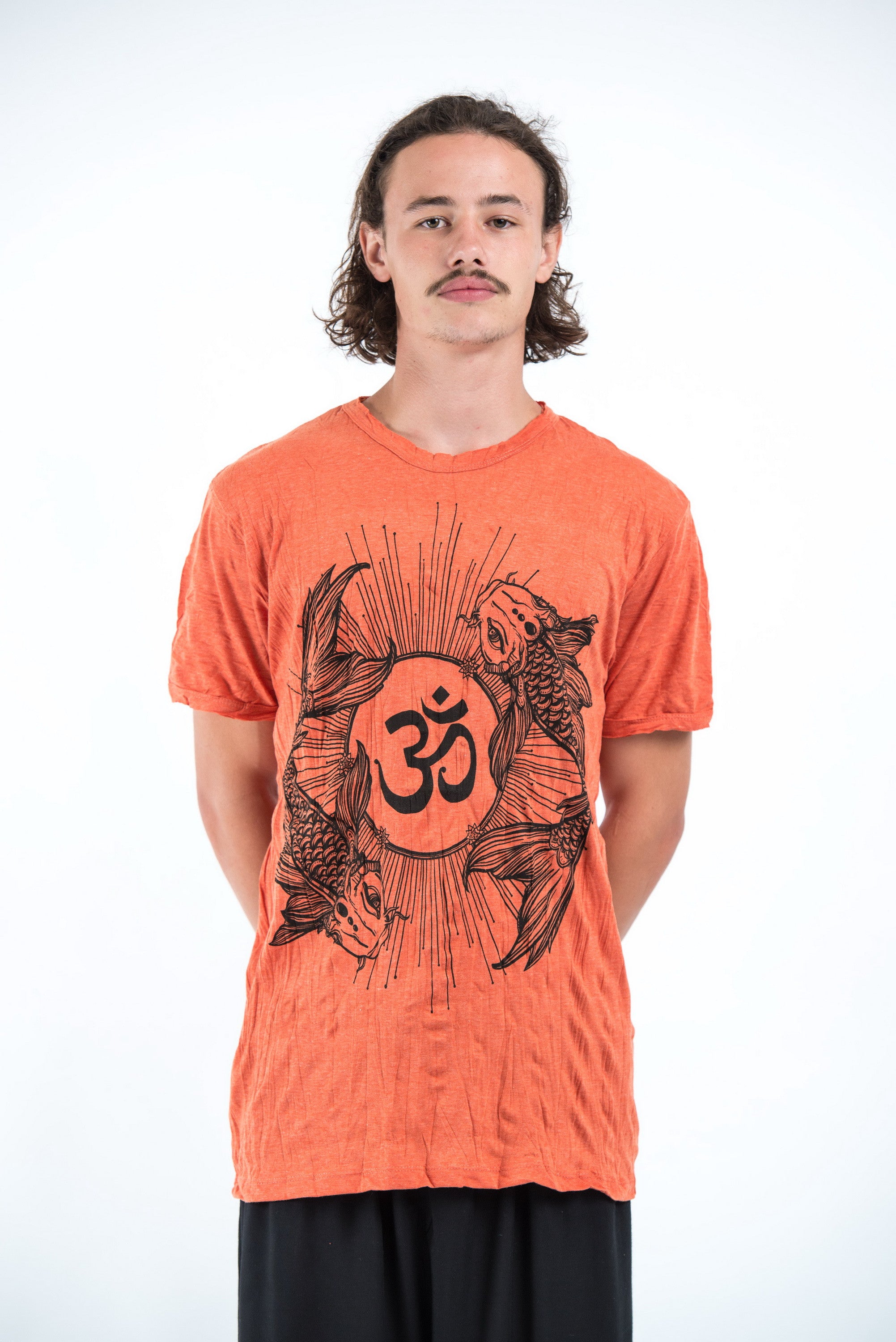 Om t clearance shirt orange