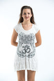 Wholesale Sure Design Women's Ohm hands Dress White - $9.50