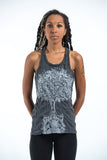 Wholesale Sure Design Women's Celtic Tree Tank Top Silver on Black - $8.00