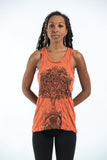 Wholesale Sure Design Women's Celtic Tree Tank Top Orange - $8.00