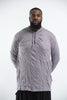 Plus Size Sure Design Unisex Blank Hoodie Gray