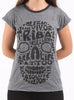 Sure Design Women's Tribal Skull Tshirt Black