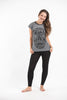 Sure Design Women's Tribal Skull Tshirt Black