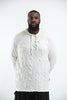 Plus Size Sure Design Unisex Blank Hoodie White