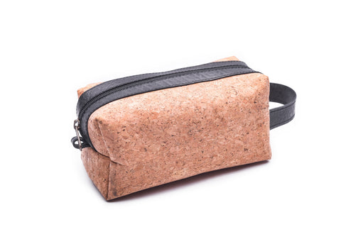 Upcycled Cork Rubber Toiletry Bag