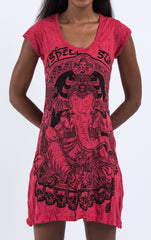 Sure Design Women's Batman Ganesh Dress Red