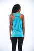 Sure Design Women's Butterfly Buddha Tank Top Turquoise