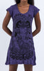 Sure Design Women's Batman Ganesh Dress Purple