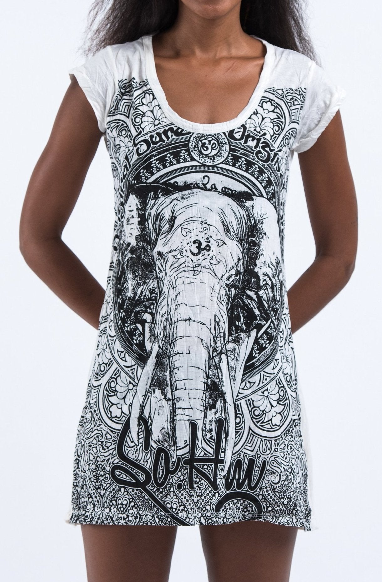 white christmas dresses Buy InWeave Women's Blue Elephant Print Flared Dress Online At Low Price main image 1