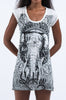 Sure Design Women's Wild Elephant Dress White