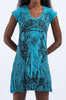 Sure Design Women's Wild Elephant Dress Turquoise