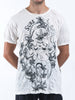 Sure Design Mens Octopus Weed T-Shirt White