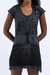 Sure Design Women's Tree of Life Dress Black