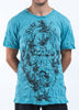 Sure Design Mens Octopus Weed T-Shirt Turquoise