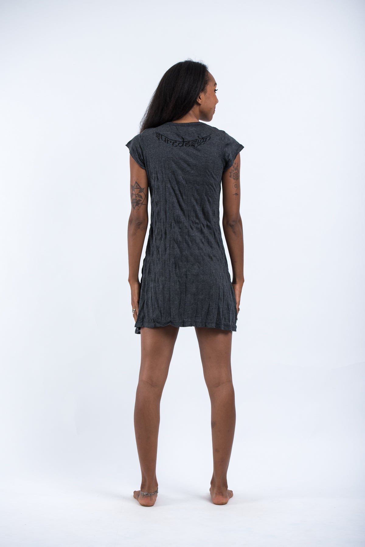 Sure Design Women's Tree of Life Dress Black