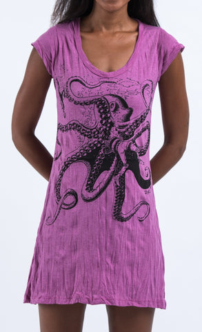 Sure Design Women's Octopus Dress Pink